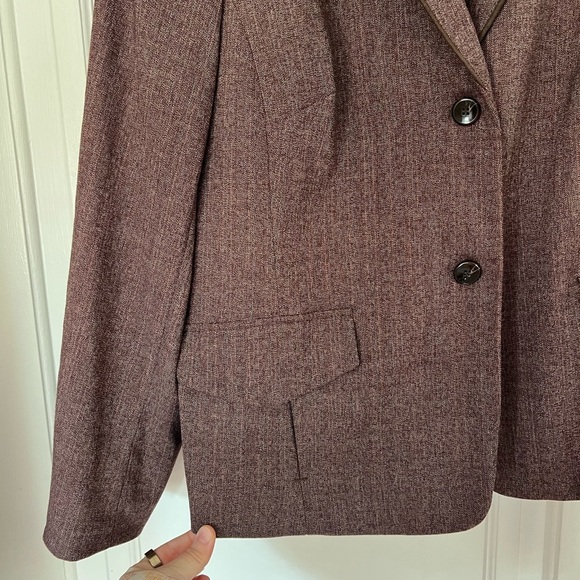 NWT Evan-Picone Women’s Blazer – Plus Size 18W, Chestnut Brown, Stretchy - Picture 4 of 11